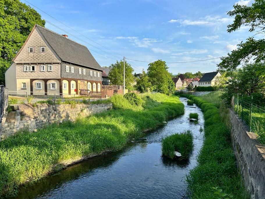 Fewo Frushi Mit Whirlpool, Infrarotsauna Großschönau Exteriér fotografie